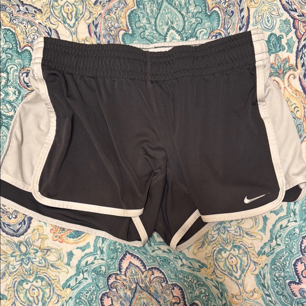 Nike Black and White Athletic Shorts XS Lightweight Performance